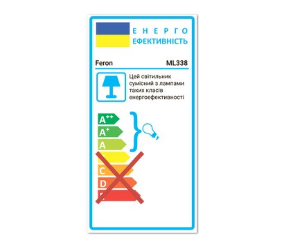 Изображение 3 LED светильник Feron ML338 GU10 IP40 White