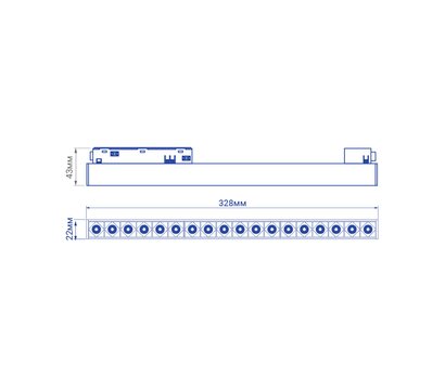 Зображення 3 Світлодіодний LED світильник Feron MGN300 18Вт 4000К IP20 Black