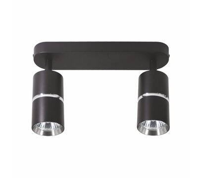 Зображення 3 Світлодіодний світильник Ardero ML312-2 BAMBOO GU10 IP20 Black+chrome