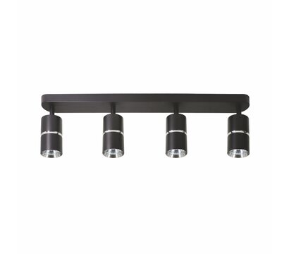 Зображення 3 Світлодіодний світильник Ardero ML312-4 BAMBOO GU10 IP20 Black+chrome