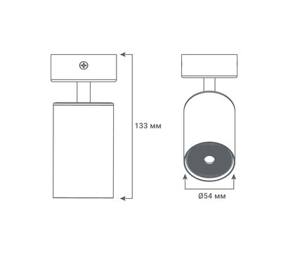 Зображення 3 LED світильник Ledcoin ML314-1 Black на