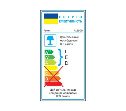 Изображение 2 LED светильник Feron AL6500 Grand 50Вт 3000-6500К IP20 металл
