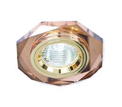 Зображення 2 Світлодіодний LED світильник Feron 8020-2 Brown Gold