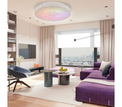 Зображення 2 LED світильник Feron AL6030 Grand Color 60Вт 3000-6500К+RGB IP20 White