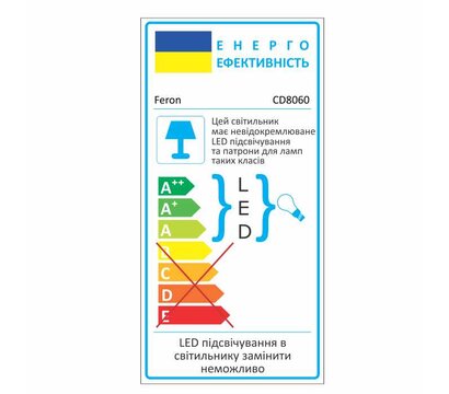 Изображение 2 Светодиодный светильник Feron CD8060