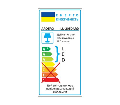 Зображення 3 LED прожектор Ardero LL-2050ARD 50Вт Black 4500Лм
