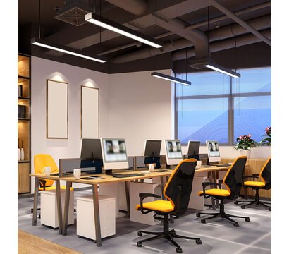 Зображення 3 Світлодіодний LED світильник Feron AL4030 48W 4000К IP40 Black