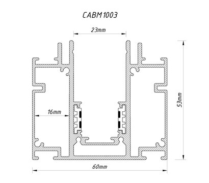 Зображення 2 Шинопровід Ardero CABM1003 2м Black