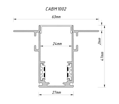 Изображение 2 Шинопровід Ardero CABM1002 3м Black