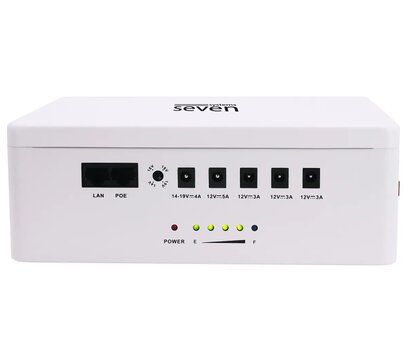 Зображення 3 ДБЖ для камер Seven UPS-7960 White, Колір корпусу: білий