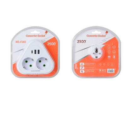 Зображення 2 Трійник Voltronic F203 White, Колір: білий