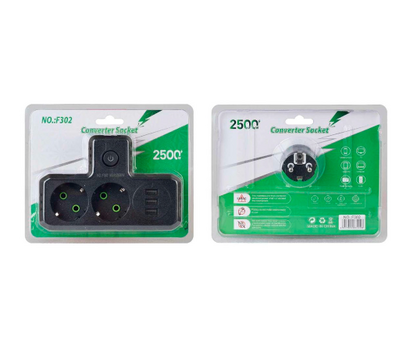 Изображение 2 Тройник Voltronic F302 Black, Цвет: черный