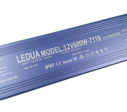 Изображение 3 Блок питания Ledua LP-BL67-12V600W на 12V DC, Ток (А): 50 А