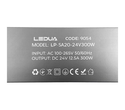 Изображение 4 Блок питания Ledua LP-SA20-24V300W на 24V DC, Ток (А): 12.5 А