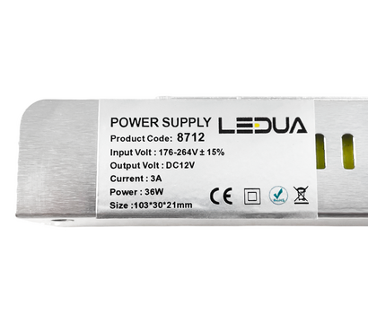 Изображение 6 Блок питания для камер Ledua LP-MN20-12V36W металлический