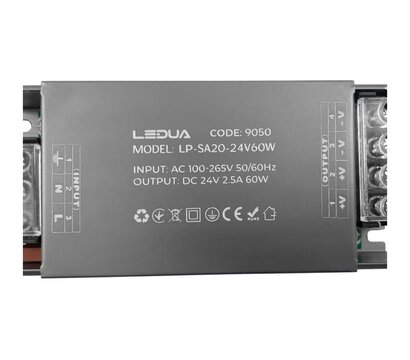 Изображение 6 Блок питания для камер Ledua LP-SA20-24V60W металлический, Ток (А): 2.5 А