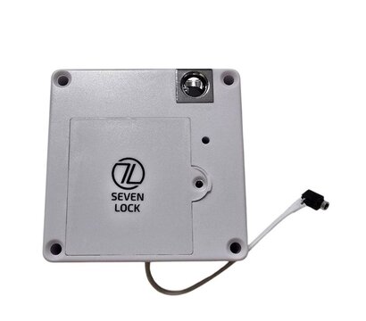Изображение 3 Автономный замок Seven Lock SL-7733B Bluetooth White для шкафчиков, Цвет корпуса: белый
