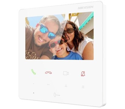 Зображення 3 IP домофон HikVision DS-KH6110-WE1 White сенсорні кнопки, Колір корпусу: білий