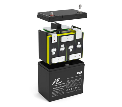 Изображение 2 Lifepo4 аккумулятор Ritar R-LFP12.8V100AH-mini LiFePO4, 12,8V 100Ah mini