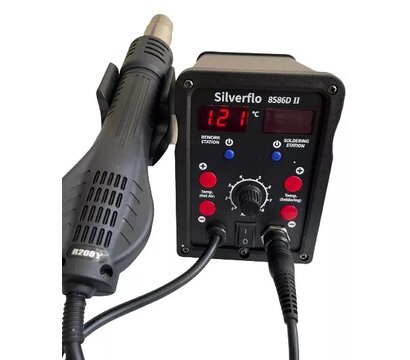 Изображение 2 Паяльная станция Silverflo 8586D-III PRO на 750 Вт