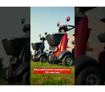 Зображення 8 Електроскутер Vigorous Sprite-2 (SCE-340-2) Black, Колір корпусу: чорний