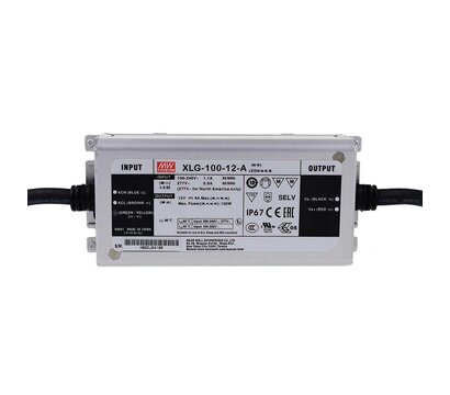 Изображение 2 Блок питания для камер Mean Well XLG-100-12-A металлический, Ток (А): 8 А