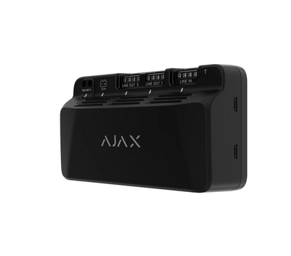 Зображення 3 Модуль додаткового живлення Ajax Superior LineSupply Fibra 75W Black, Колір: чорний