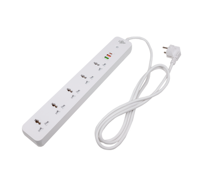 Зображення 3 Мережевий фільтр LogicPower 5р 2м (30324) 5 розеток