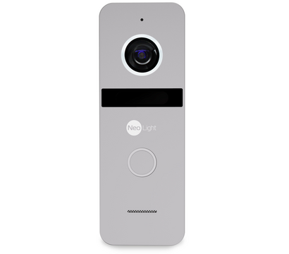 Зображення 5 Домофонний комплект NeoLight Tetta+ Kit Silver сенсорні кнопки, Колір (домофон + панель): білий + срібний