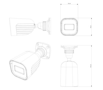 Изображение 4 IP Видеокамера Provision-ISR BSH-340IPSN-28 (2.8 мм)