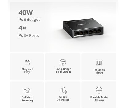 Изображение 4 Коммутатор Mercusys MS106LP