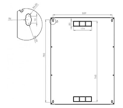 Изображение 3 Коммуникационный шкаф CMS 18U, UA-MGSW1L186B