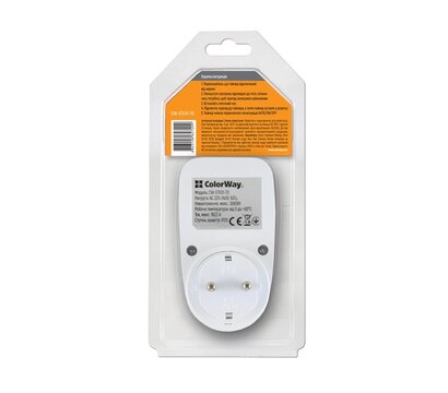 Изображение 3 Смарт автономный розетка ColorWay CW-STE01-7D