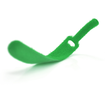 Зображення 2 Стяжки Voltronic Velcro, 12х170мм. green, 1 шт., Колір: зелений