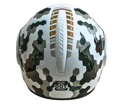 Зображення 4 Мотошолом Beon B-707 213 XL Shiny White