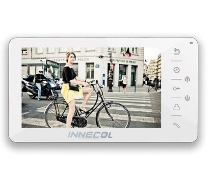 Зображення 2 Комплект відеодомофона Innecol Amelie HD White + Tantos Triniti FHD