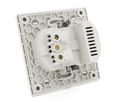 Зображення 2 Розетка Voltronic 31518 1-портова, Колір корпусу: золотий