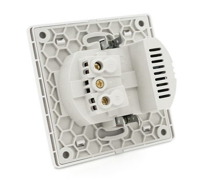 Зображення 2 Розетка Voltronic 31517 із заземленням, Колір корпусу: сірий