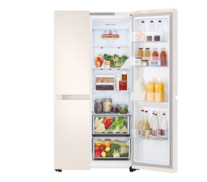 Зображення 2 Холодильник LG SBS GC-B257KEHW