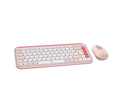 Зображення 2 Комплект мишка + клавіатура Logitech Pop Icon Combo Rose — 920-013142