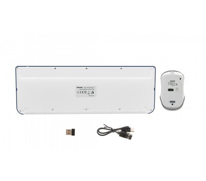 Зображення 4 Комплект мишка + клавіатура Maxxter KMS-WCM-01BL-UA Dark Blue