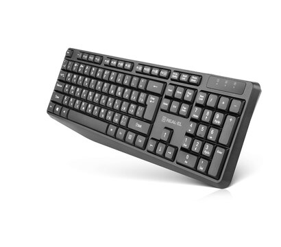 Изображение 4 Комплект мышь + клавиатура REAL-EL Kit 551W Black