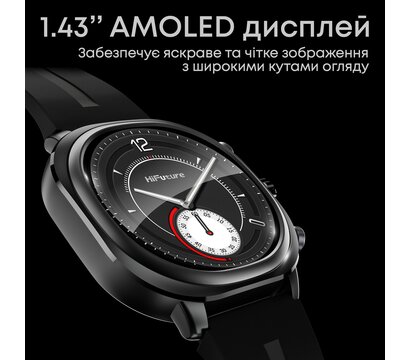 Изображение 3 Умные часы HiFuture Aix Lite Black с Bluetooth 5.4