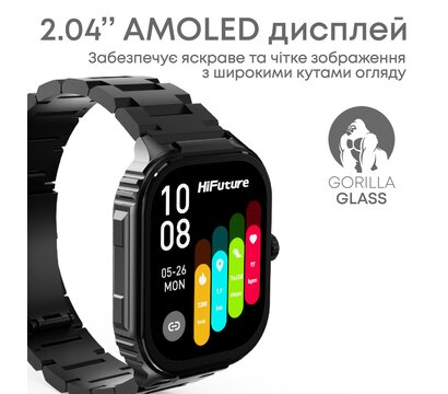 Зображення 3 Смарт-годинник HiFuture Ultra3 Pro Silver немає даних