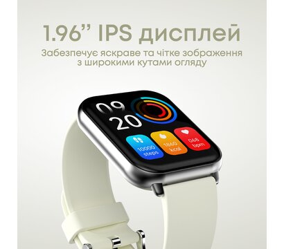 Зображення 4 Смарт-годинник HiFuture Zone2 Silver/Grey нет
