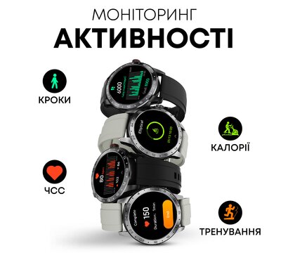 Зображення 5 Смарт-годинник HiFuture Flex2 Black