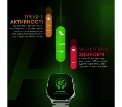 Зображення 5 Смарт-годинник HiFuture Ultra3 Pro Silver немає даних