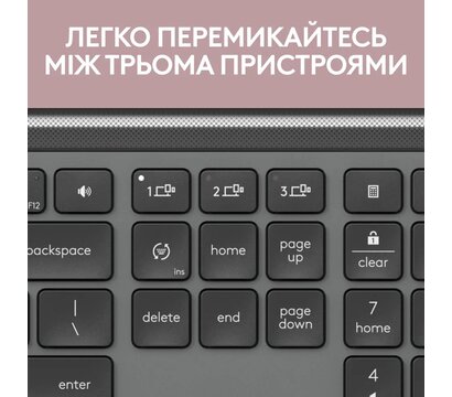 Зображення 2 Клавіатура Logitech Signature Slim K950 US USB Graphite — 920-012465