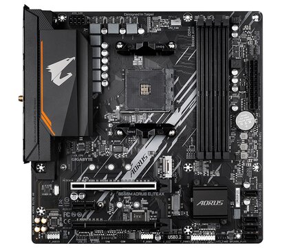 Зображення 2 Материнська плата Gigabyte B550M Aorus Elite AX (sAM4, AMD B550)