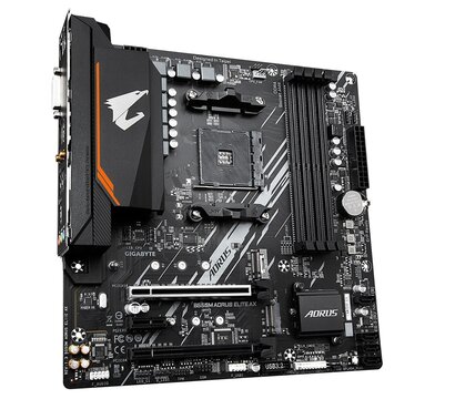 Зображення 3 Материнська плата Gigabyte B550M Aorus Elite AX (sAM4, AMD B550)